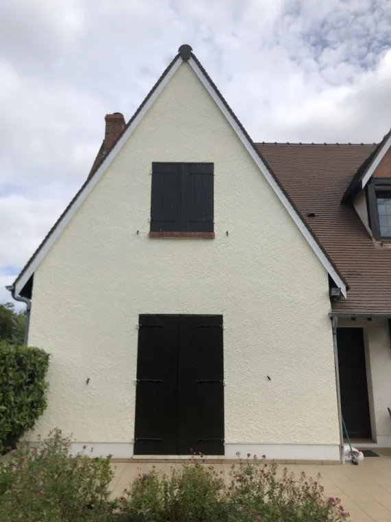 Ravalement de façade , Olivet, Marie Habitat