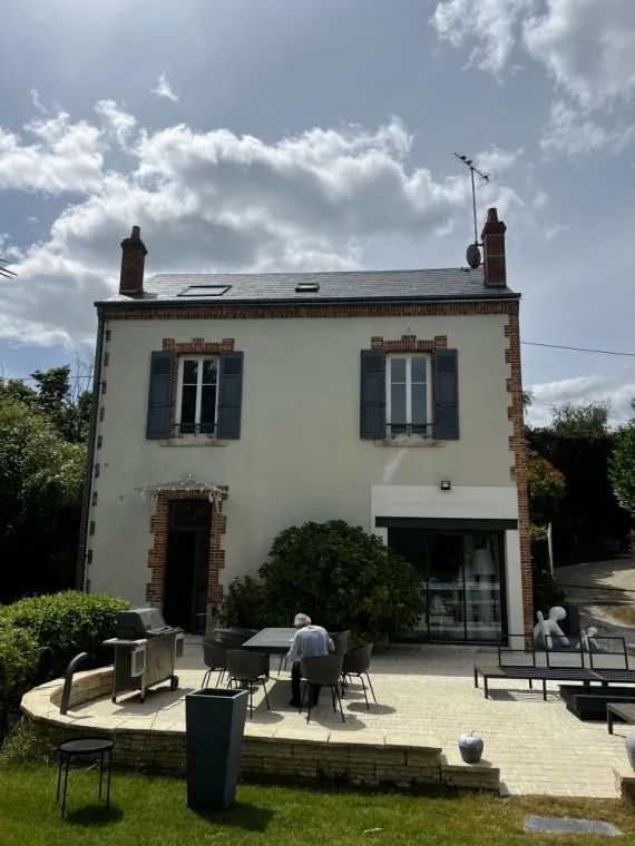hydrofuge coloré sur toiture ardoise , Olivet, Marie Habitat