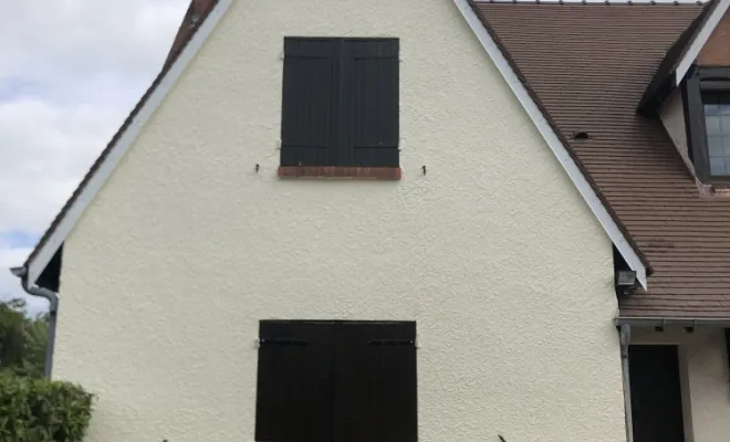 Ravalement de façade , Olivet, Marie Habitat